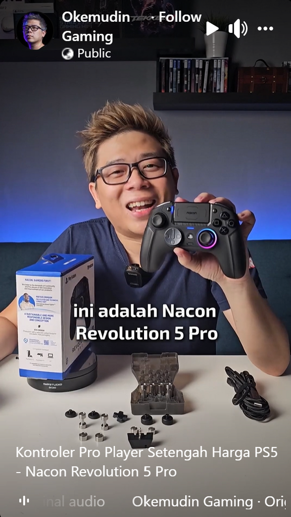 Okemudin Gaming (Indonesia) Features Revolution 5 Pro