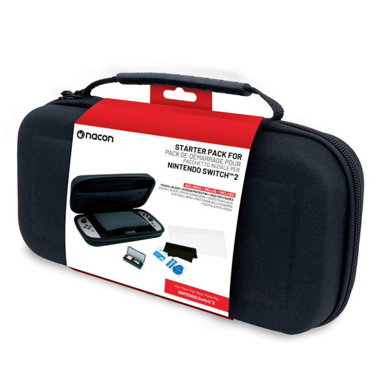 nacon black case and protection pack for nintendo switch 2