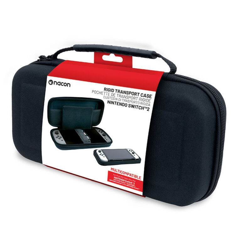 nacon black hard carrying case for nintendo switch 2