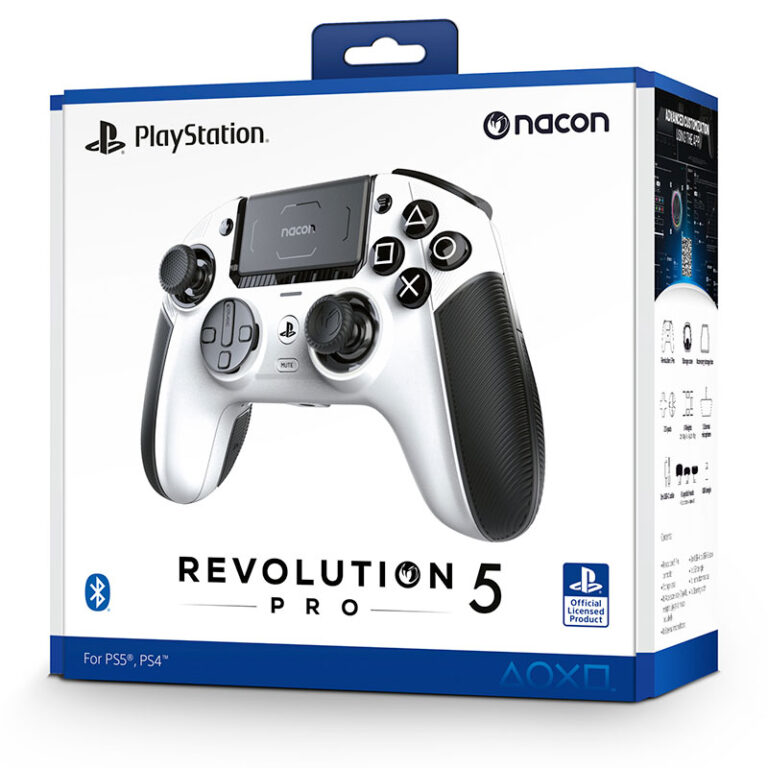 nacon ps5 controller revolution 5 pro white
