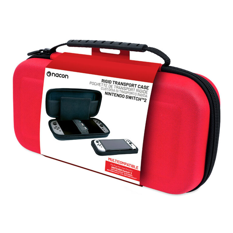nacon red hard carrying case for nintendo switch 2