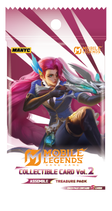 MANYC Mobile Legends: Bang Bang Collectible Cards Vol. 2 – Treasure Pack