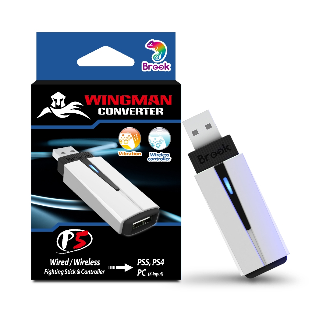 Brook Wingman P5 Controller Adapter – PS5, PS4 & PC Compatibility