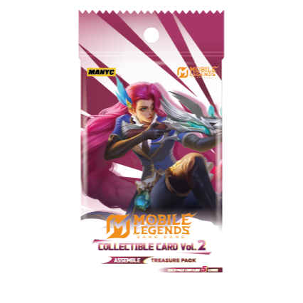 MANYC Mobile Legends: Bang Bang Collectible Cards Vol. 2 – Treasure Pack