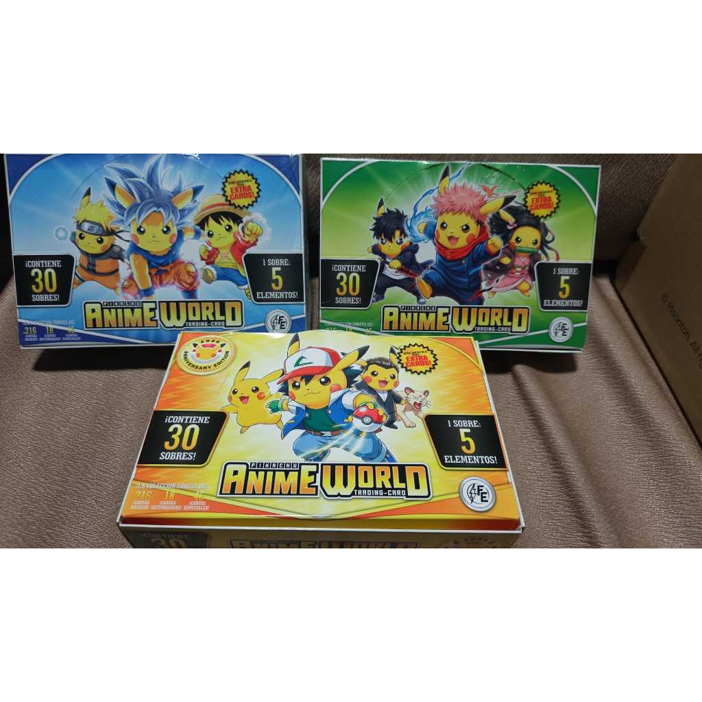 [PRE-ORDER] Pokémon Pikachu Anime World Trading Card Collection Box | 30 Packs + Special Cards